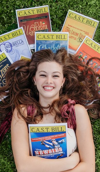 high school senior girl poses for her session by tampa senior photographer